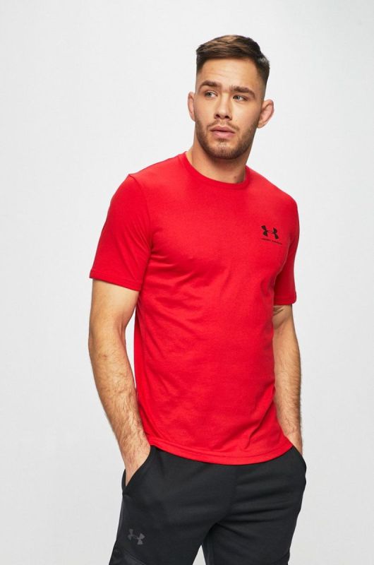 Футболка Under Armour SPORTSTYLE LEFT CHEST колір червоний