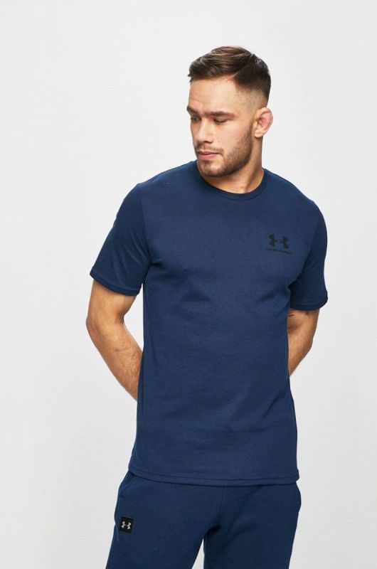 Футболка Under Armour SPORTSTYLE LEFT CHEST колір синій