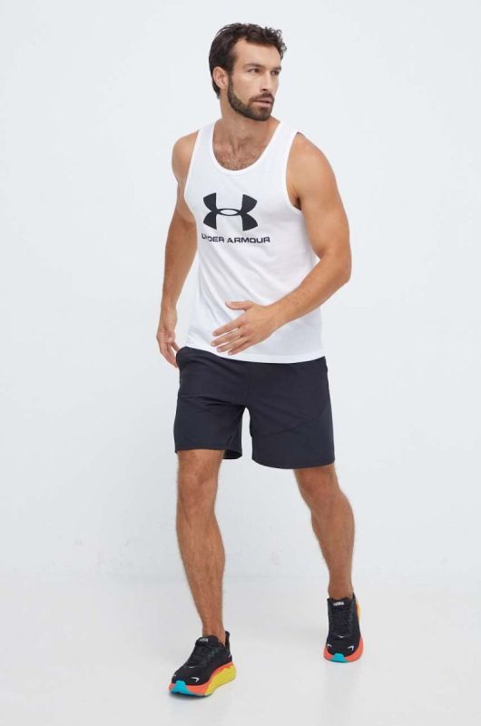 Футболка Under Armour чоловічий колір білий 1329589-408 фото 2