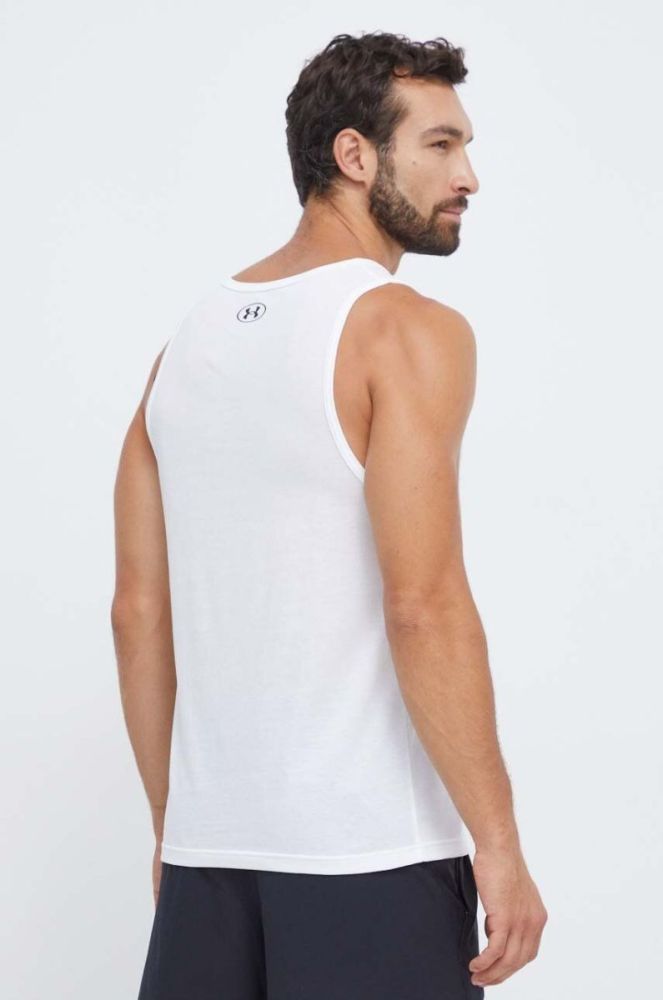 Футболка Under Armour чоловічий колір білий 1329589-408 фото 3