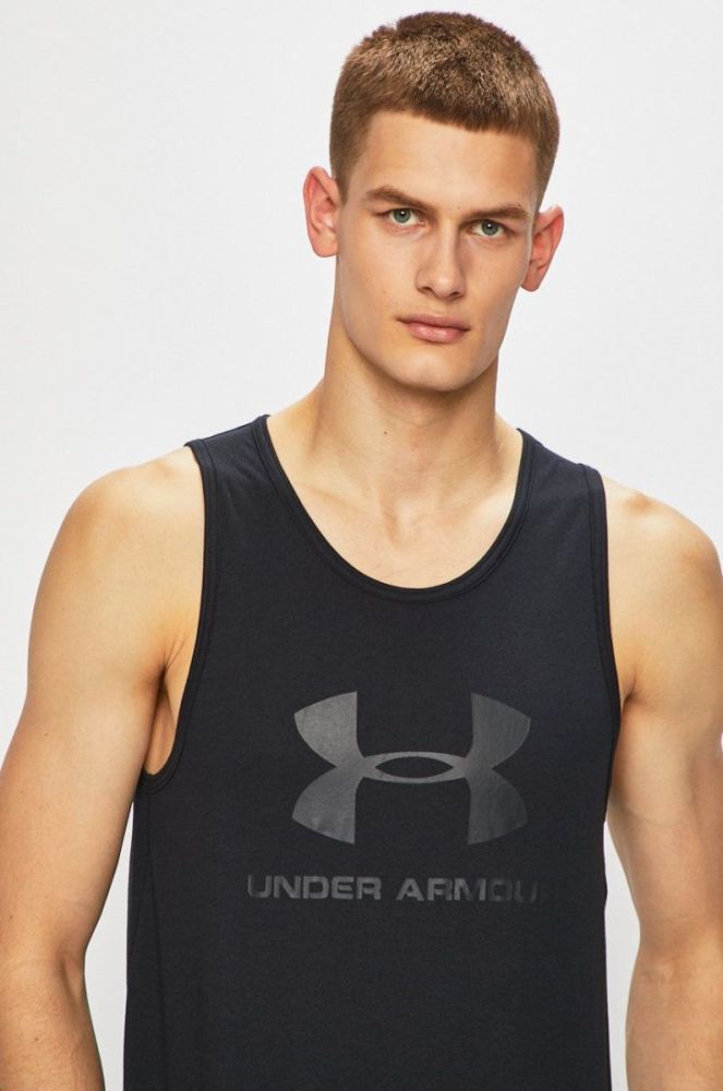 Under Armour - Футболка 1329589 1329589-408 колір чорний (319078) фото 4