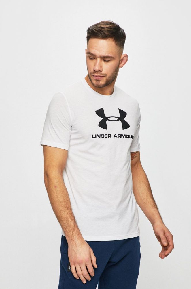 Футболка Under Armour 1329590 колір білий з принтом 1329590-100