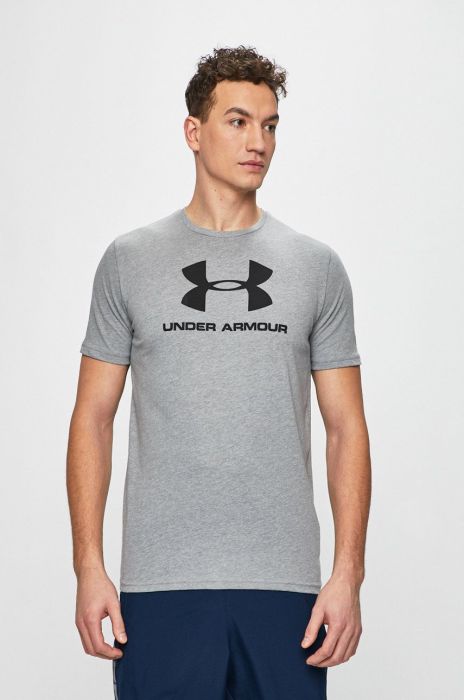 Футболка Under Armour 1329590 колір сірий з принтом 1329590-100