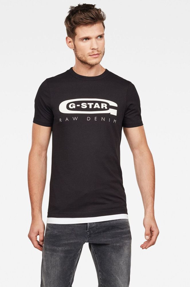 G-Star Raw - Футболка колір чорний (295232)