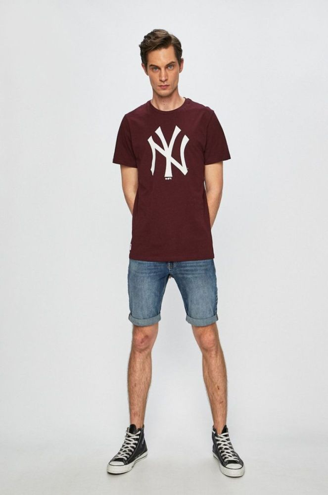 New Era - Футболка 11863695-maroon колір бордо фото 2