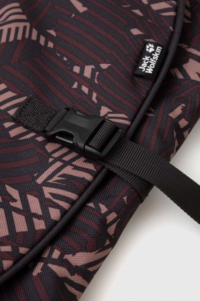 Косметичка Jack Wolfskin колір бордовий фото 3