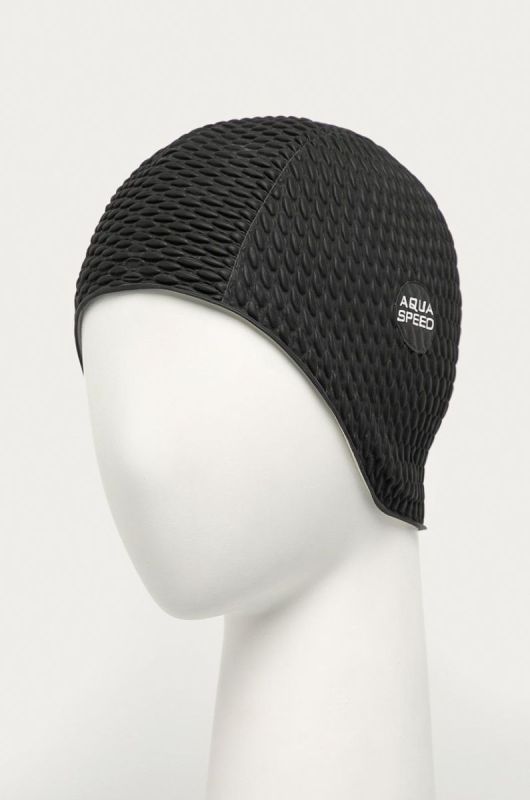 Шапочка для плавання Aqua Speed колір чорний (3495838)