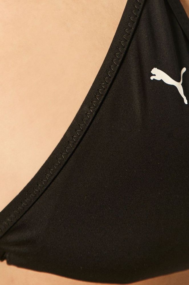Купальний бюстгальтер Puma 907666 колір чорний злегка ущільнена чашечка фото 4