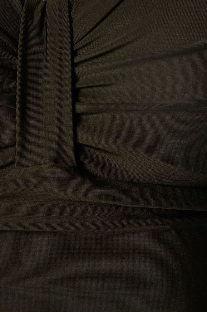 Суцільний купальник Aqua Speed Olivia колір чорний ущільнена чашечка фото 5