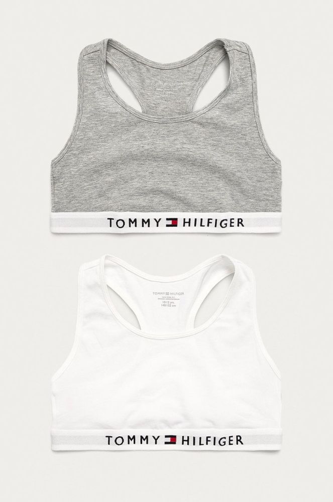 Tommy Hilfiger - Дитячий бюстгальтер (2-pack) 128-164 cm колір сірий