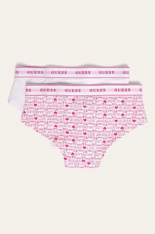 Guess Jeans - Дитячі труси (2-pack) колір рожевий фото 2