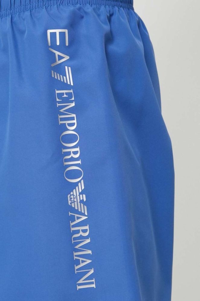 Купальні шорти EA7 Emporio Armani колір блакитний (3237139) фото 4
