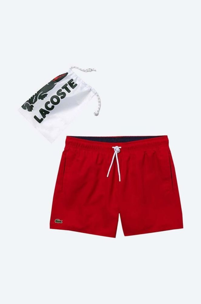 Купальні шорти Lacoste колір червоний MH6270-528 (3343654) фото 9
