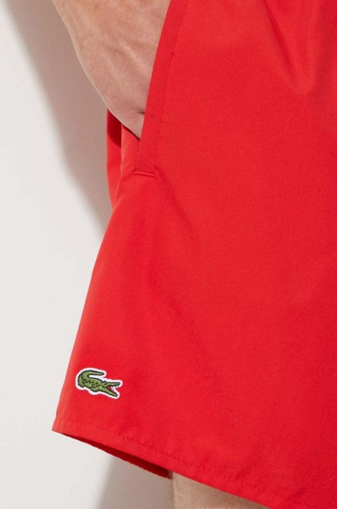 Купальні шорти Lacoste колір червоний MH6270-528 (3343657) фото 4