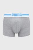 Боксери Puma 2-pack чоловічі колір сірий