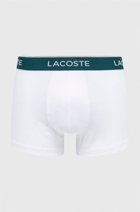 Боксери Lacoste (3-pack) чоловічі колір білий 5H3389-NUA