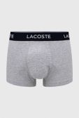 Боксери Lacoste (3-pack) чоловічі колір сірий 5H3389-NUA