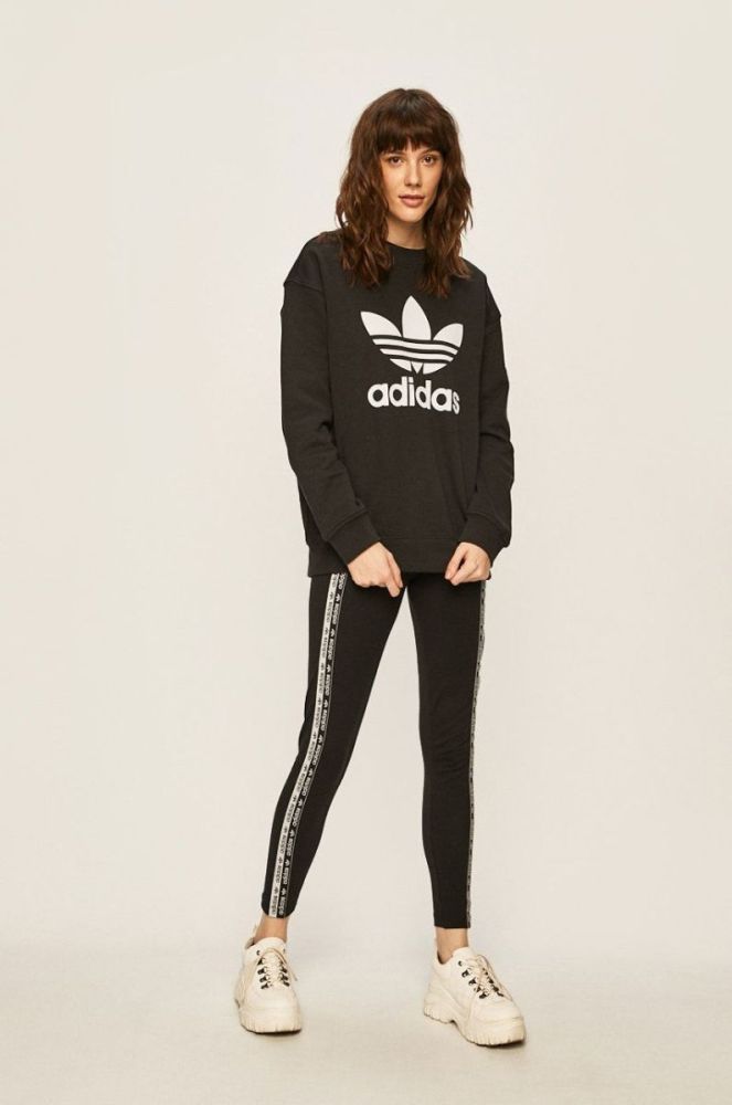 adidas Originals - Кофта FM3272-BLK/WHT колір чорний фото 2