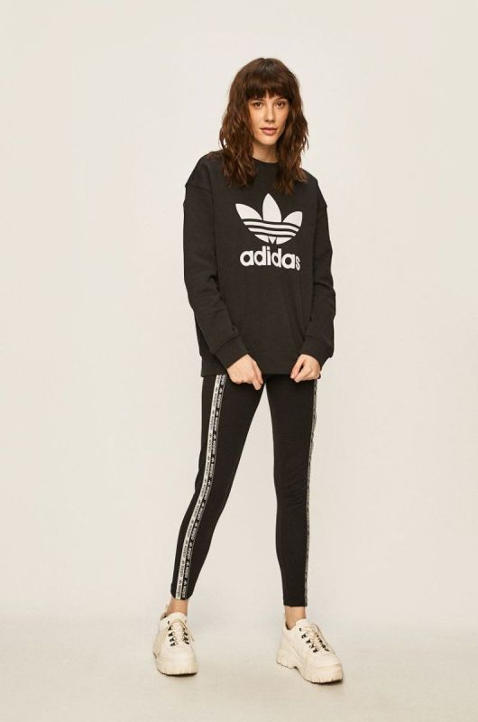 adidas Originals - Кофта FM3272-BLK/WHT колір чорний фото 2