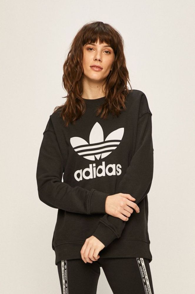 adidas Originals - Кофта FM3272-BLK/WHT колір чорний фото 4