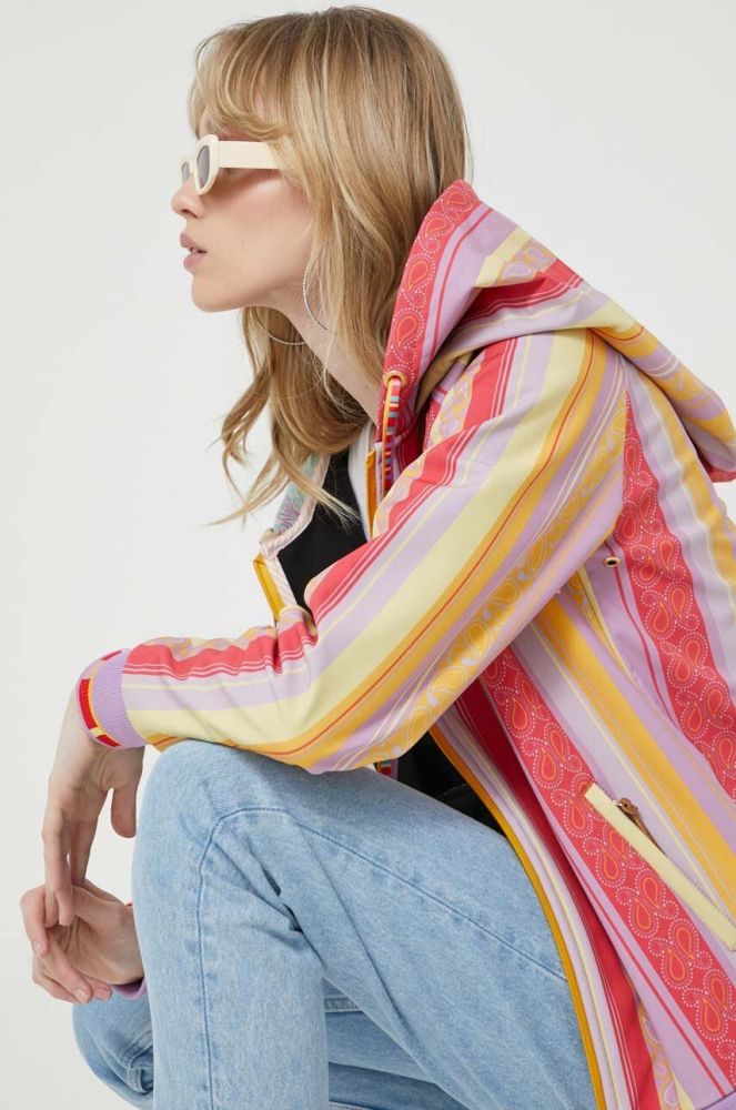 Куртка Femi Stories Wave жіноча колір барвистий