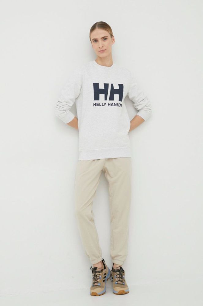 Кофта Helly Hansen жіноча колір білий з принтом 34003-071 фото 2