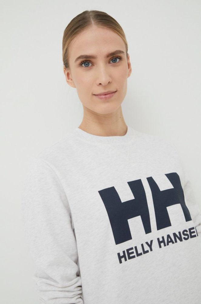 Кофта Helly Hansen жіноча колір білий з принтом 34003-071 фото 4