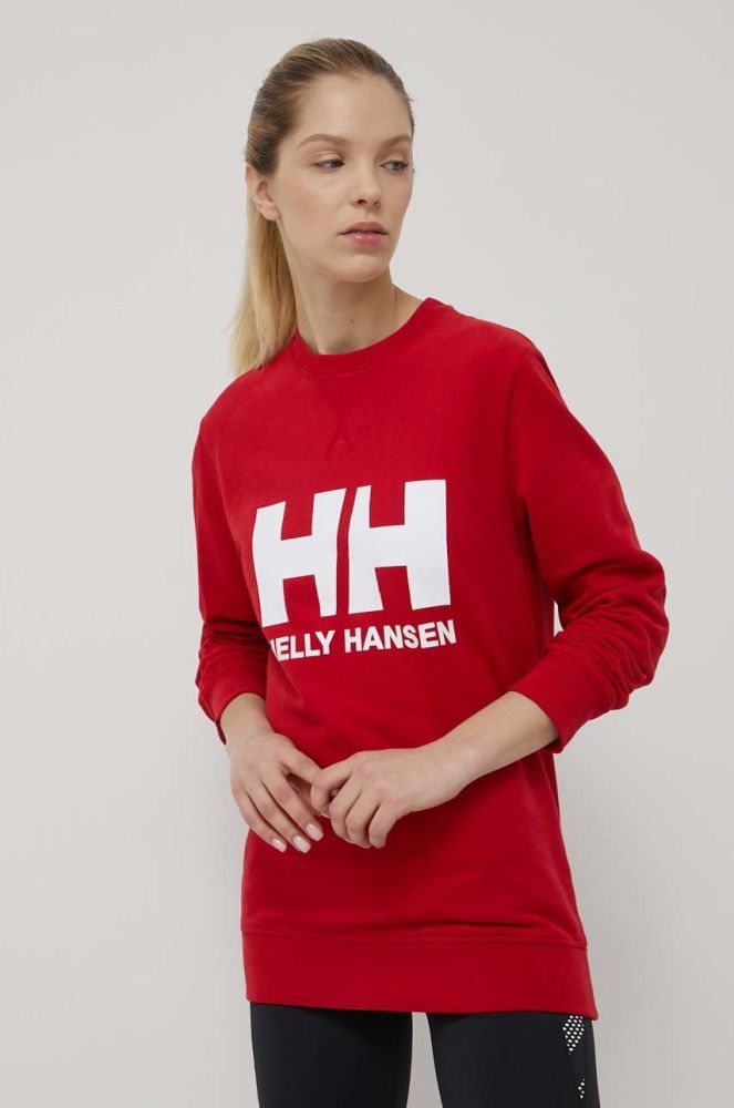 Кофта Helly Hansen жіноча колір червоний з принтом 34003-071