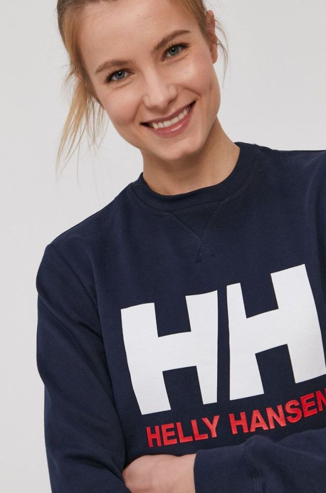 Кофта Helly Hansen жіноча колір синій з принтом 34003-071 фото 4