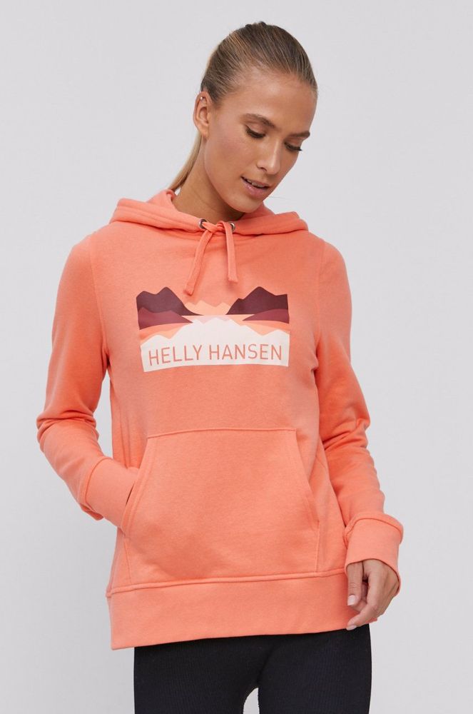 Helly Hansen - Кофта колір помаранчевий (1371006)