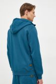 Кофта G-Star Raw чоловіча колір бірюзовий однотонна