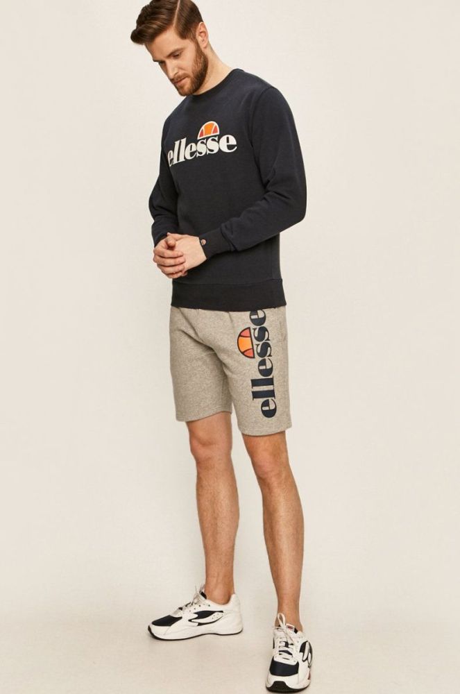 Кофта Ellesse чоловіча колір синій візерунок SHC07930-DARKGREYMA фото 2