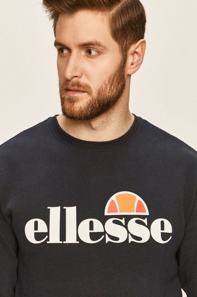 Кофта Ellesse чоловіча колір синій візерунок SHC07930-DARKGREYMA фото 5