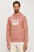 Бавовняна кофта Helly Hansen колір рожевий з принтом 53289-597