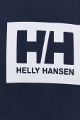 Бавовняна кофта Helly Hansen колір синій з принтом 53289-597