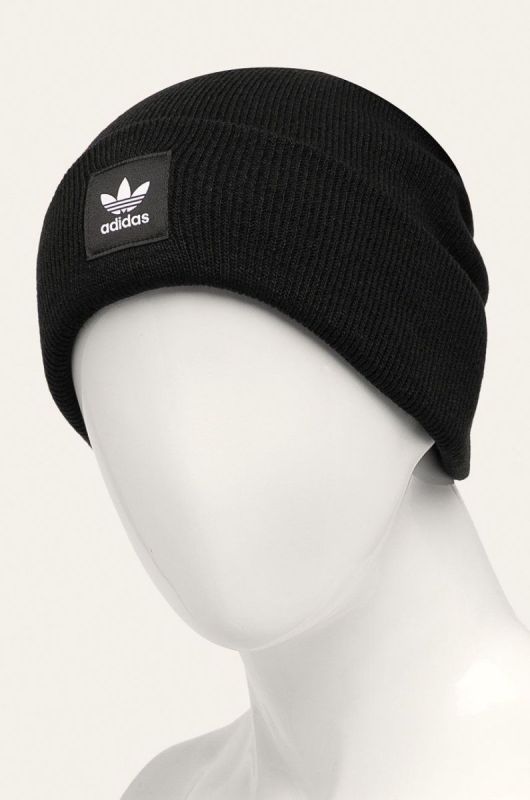 adidas Originals - Шапка Adicolor Cuff Beanie ED8712.M-BLACK колір чорний фото 2