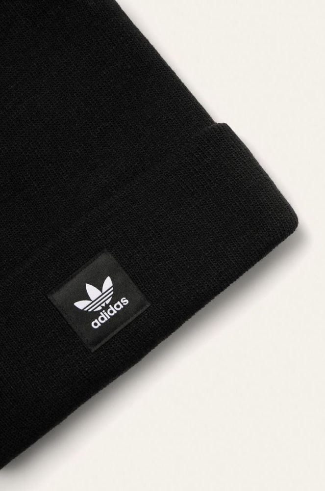 adidas Originals - Шапка Adicolor Cuff Beanie ED8712.M-BLACK колір чорний фото 3