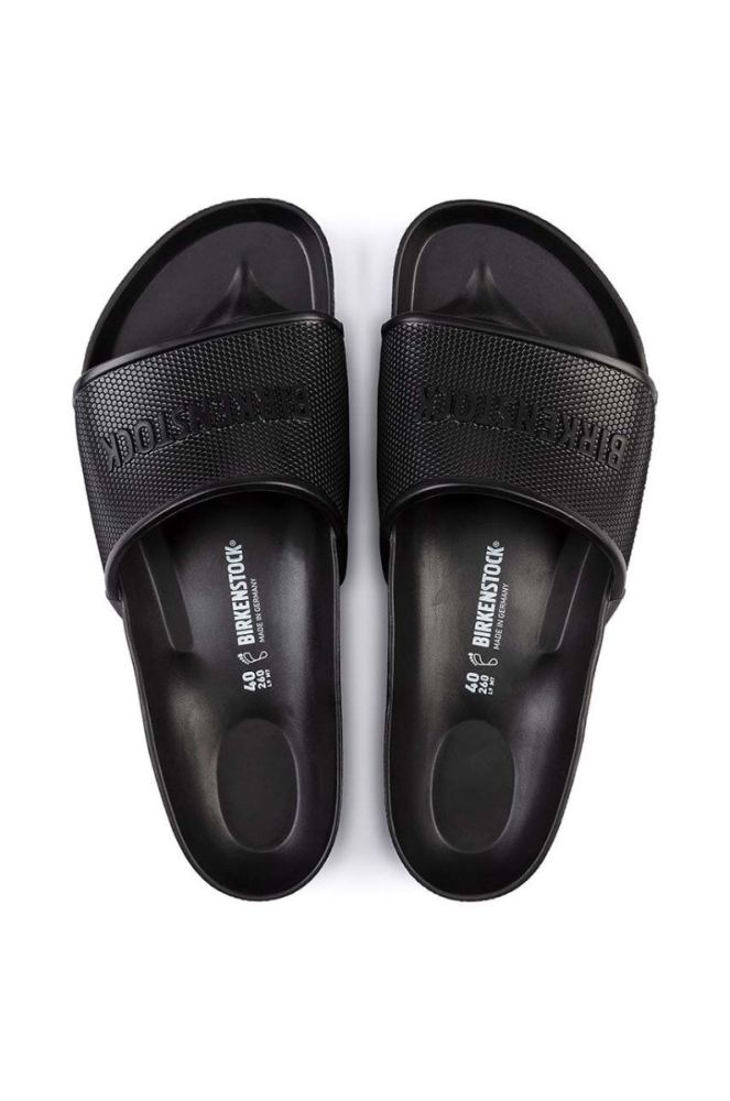 Шлепанцы Birkenstock женские цвет черный фото 5