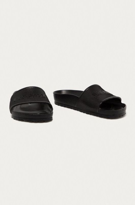 Шлепанцы Birkenstock женские цвет черный фото 2