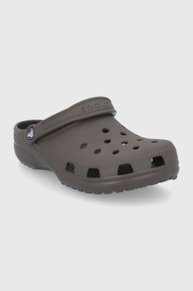 Crocs  Шльопанці Classic 10001 CROCS.CLASSIC.10001-NAVY колір коричневий (1757215) фото 2