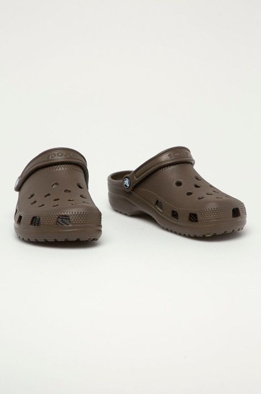 Шльопанці Crocs Classic чоловічі колір коричневий 10001 фото 2