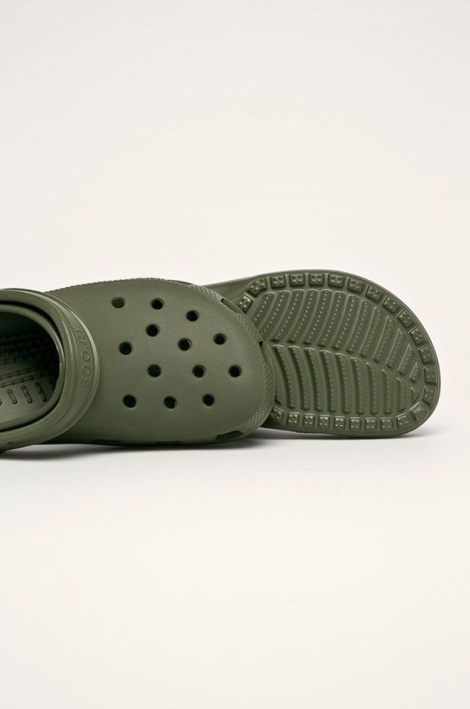 Шльопанці Crocs Classic чоловічі колір зелений 10001 (515582) фото 3