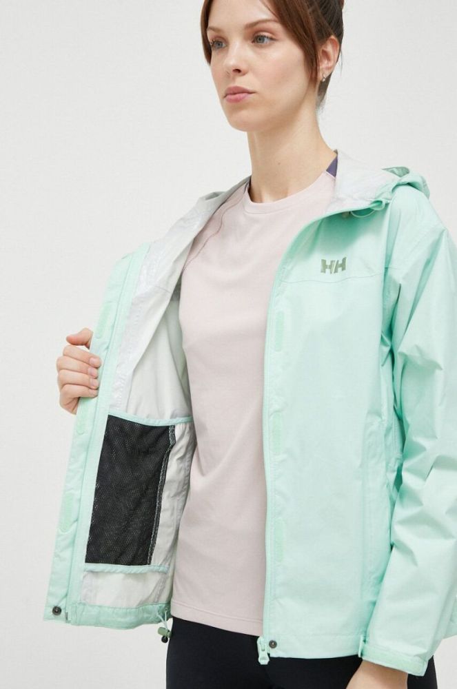 Куртка outdoor Helly Hansen Loke колір бірюзовий фото 6