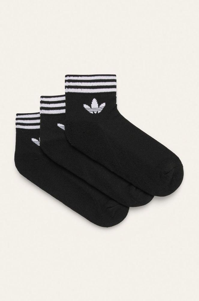 adidas Originals - Шкарпетки (3-pack) EE1151.D-BLK/WHT колір чорний