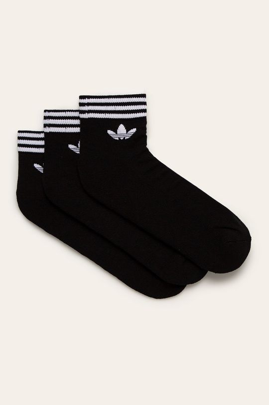 adidas Originals - Шкарпетки (3-pack) EE1151.M-BLK/WHT колір чорний