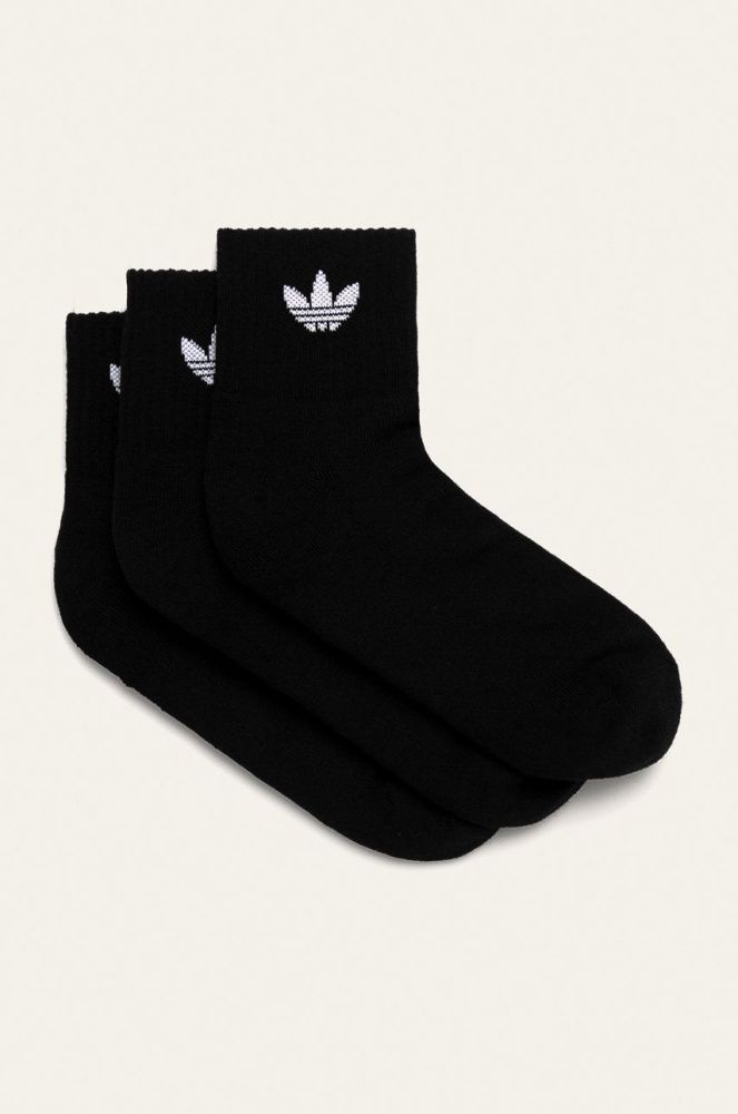 adidas Originals - Шкарпетки (3-pack) FM0643-BLACK колір чорний