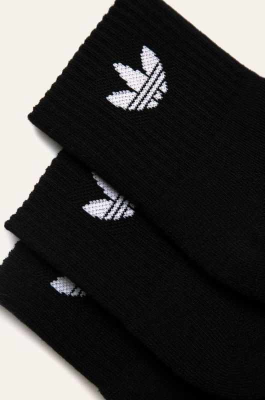 adidas Originals - Шкарпетки (3-pack) FM0643-BLACK колір чорний фото 2