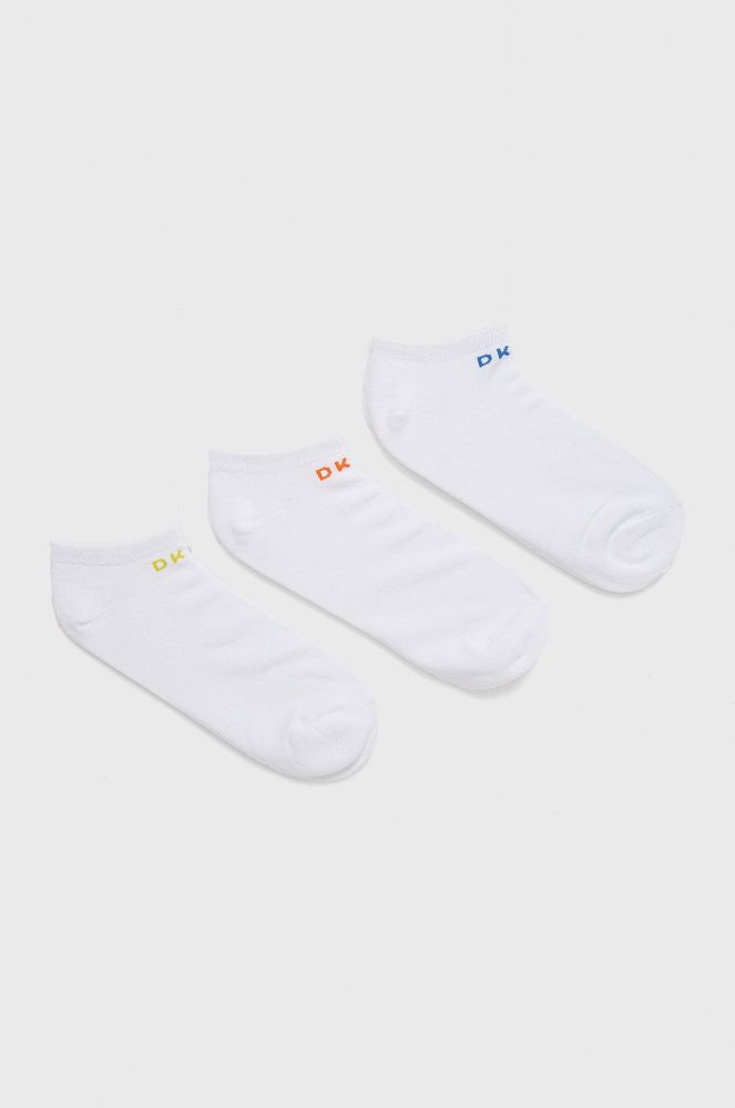 Dkny - Шкарпетки (3-pack) колір білий (1410257)