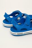 Crocs - Дитячі сандалі Crockband II Sandal PS 14854.CROCBAND.II.SAN.B-BRI.CO.CHA колір блакитний