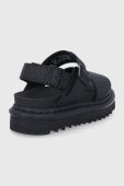 Шкіряні сандалі Dr. Martens Voss жіночі колір чорний на платформі DM23802001.Voss-Black